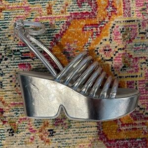 Silver platform by Naked Feet